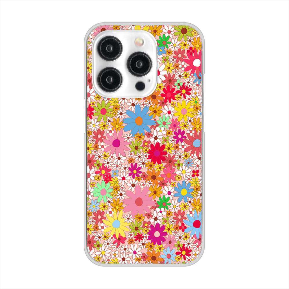 iPhone15 Pro 高画質仕上げ 背面印刷 ハードケースリバティプリント