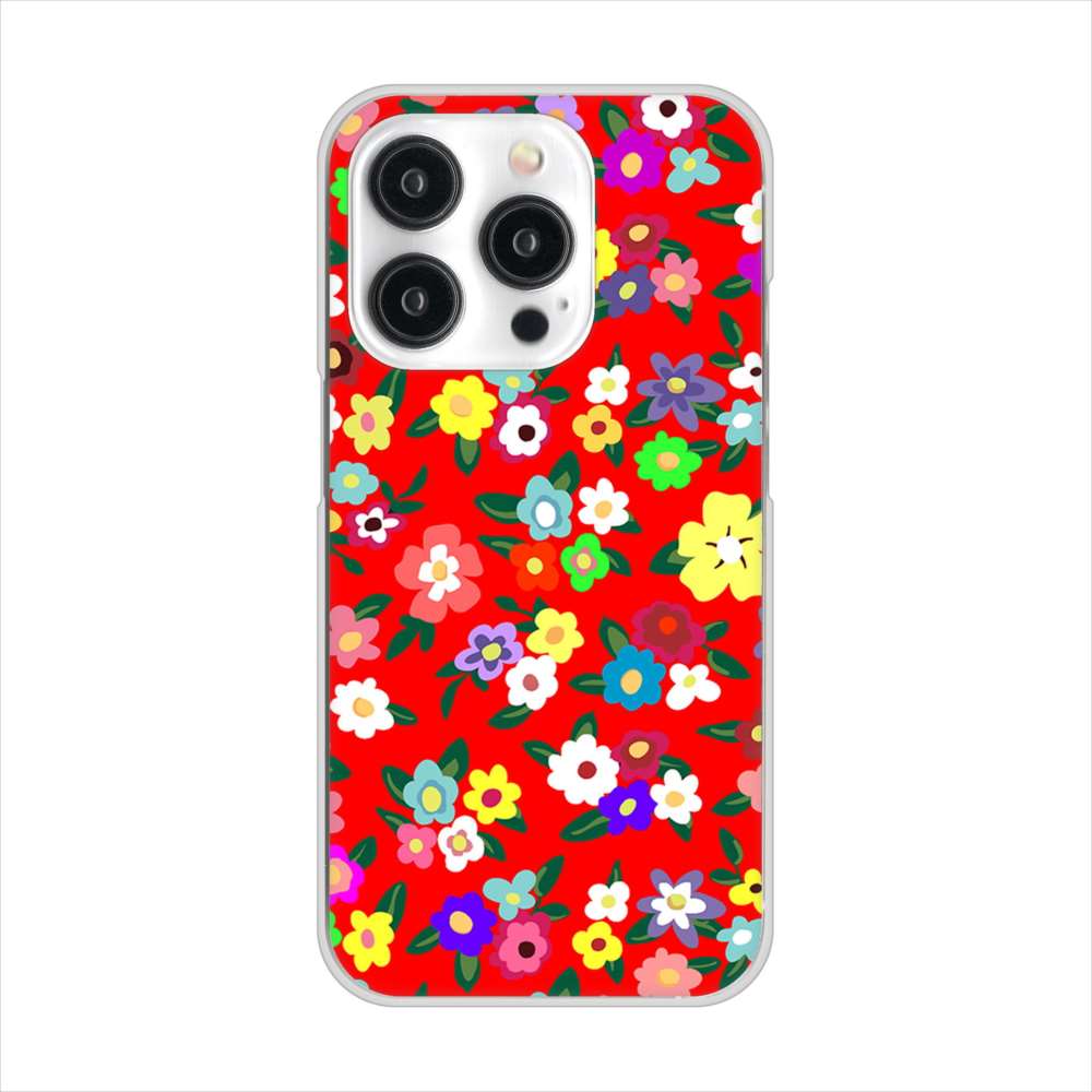 iPhone15 Pro 高画質仕上げ 背面印刷 ハードケースリバティプリント