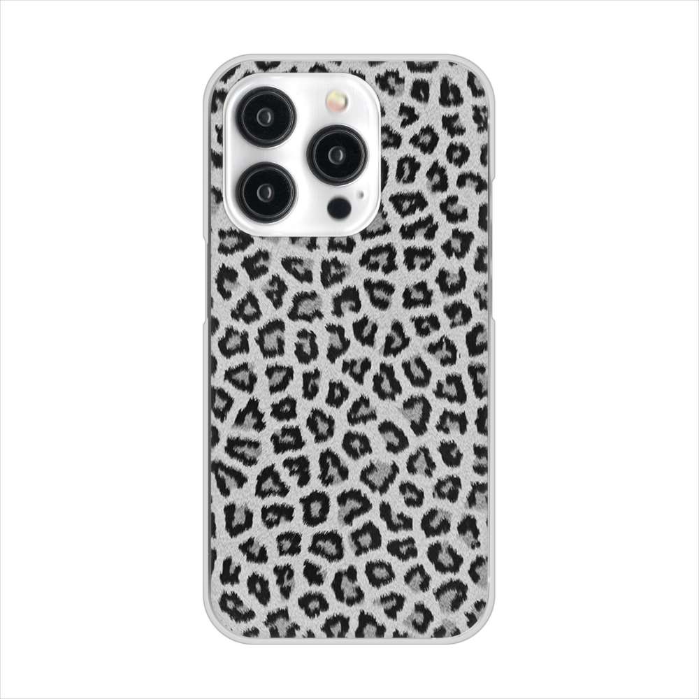 iPhone15 Pro 高画質仕上げ 背面印刷 ハードケースヒョウ柄ベーシックS