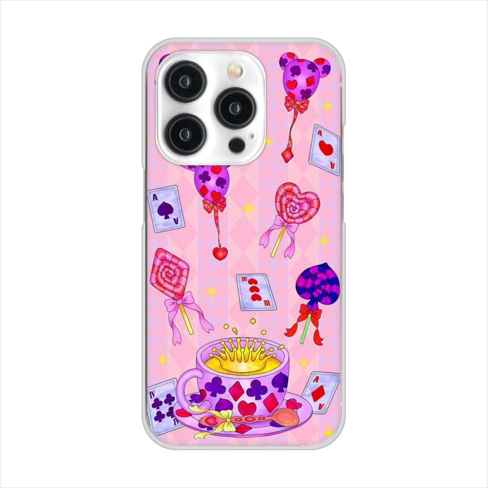 iPhone15 Pro 高画質仕上げ 背面印刷 ハードケースむかいあぐる トランプティー