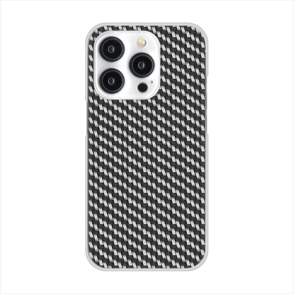 iPhone15 Pro 高画質仕上げ 背面印刷 ハードケースカーボン