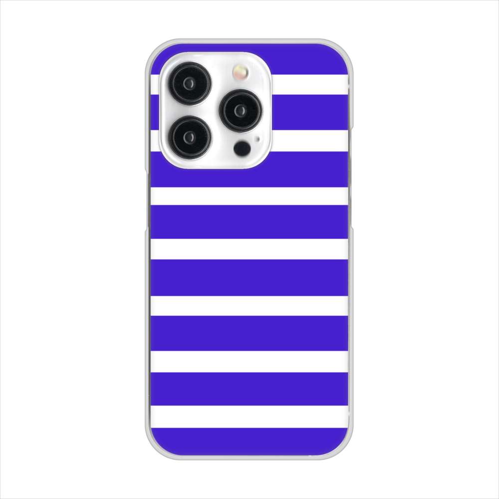 iPhone15 Pro 高画質仕上げ 背面印刷 ハードケースシンプルボーダー