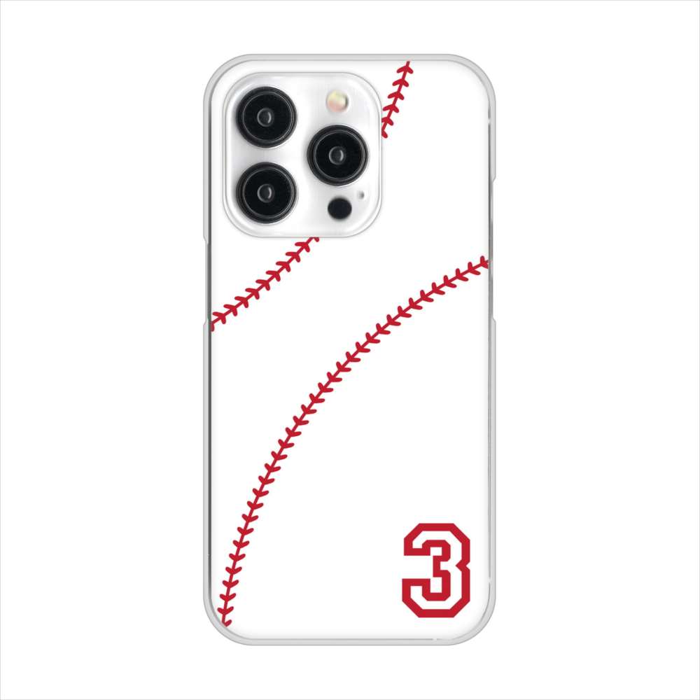 iPhone15 Pro 高画質仕上げ 背面印刷 ハードケースbaseball