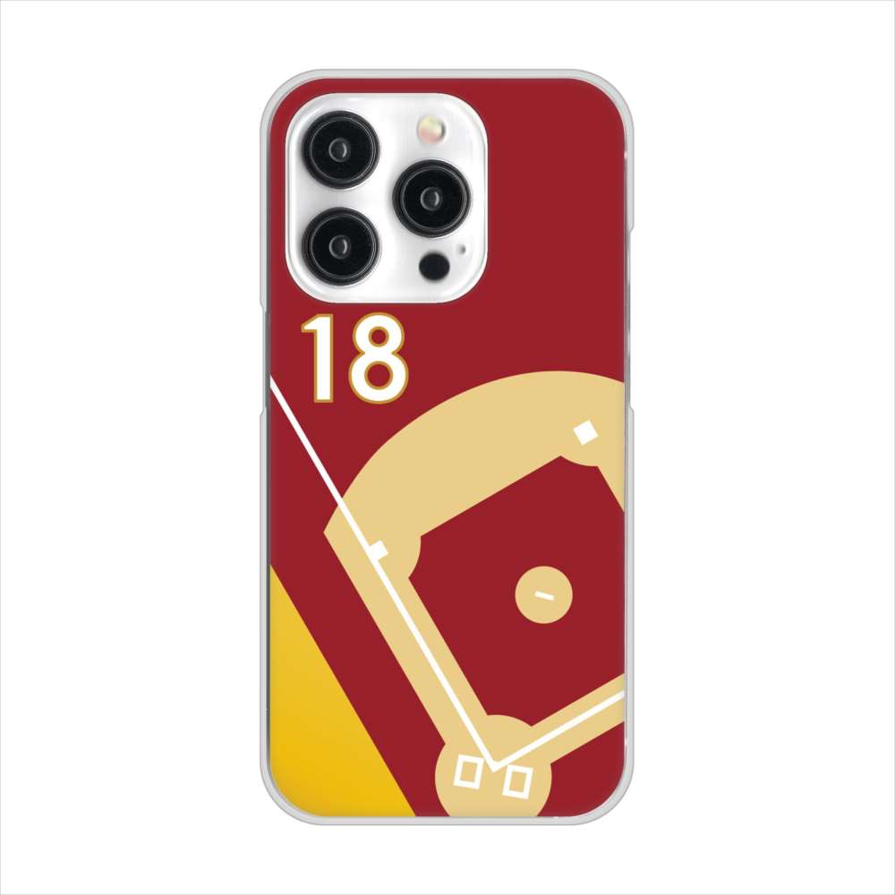 iPhone15 Pro 高画質仕上げ 背面印刷 ハードケースbaseball