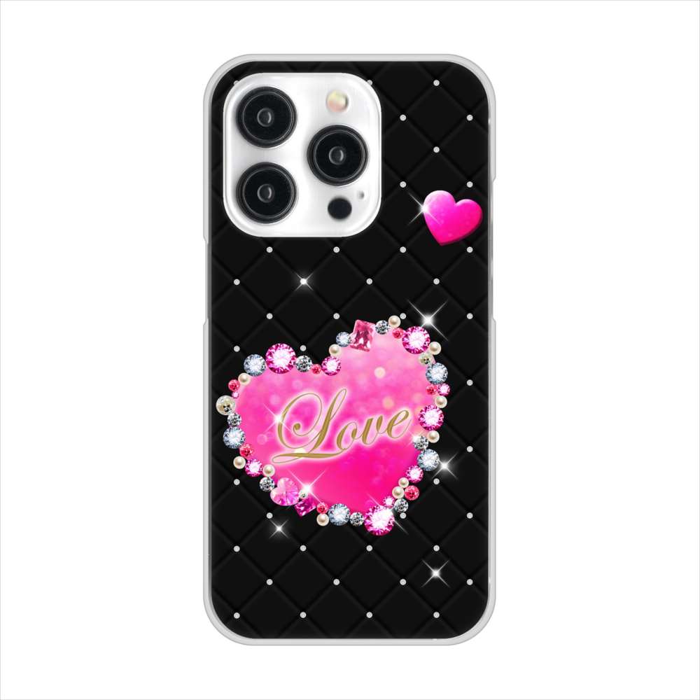 iPhone15 Pro 高画質仕上げ 背面印刷 ハードケーススワロデコ風プリント