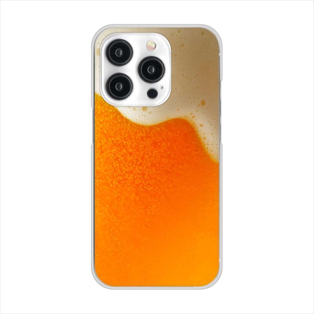 iPhone15 Pro 高画質仕上げ 背面印刷 ハードケース生ビール