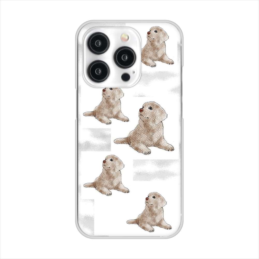 iPhone15 Pro 高画質仕上げ 背面印刷 ハードケースラブラドールレトリバー