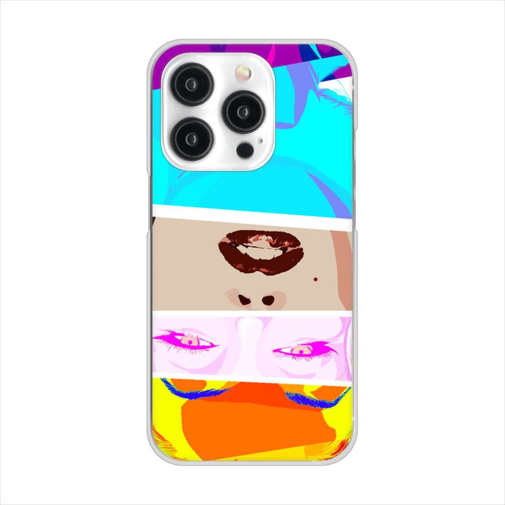 iPhone15 Pro 高画質仕上げ 背面印刷 ハードケースマリリンモンローデザイン