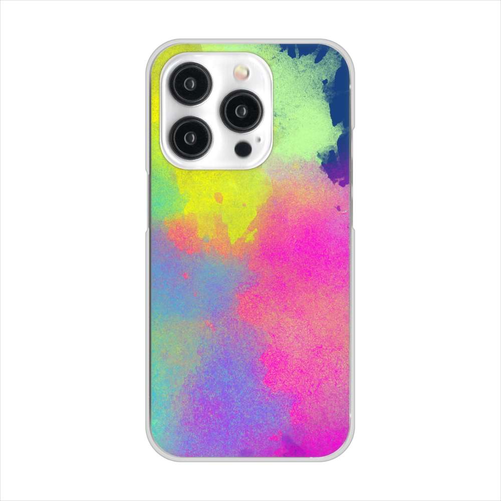 iPhone15 Pro 高画質仕上げ 背面印刷 ハードケースパステルアート