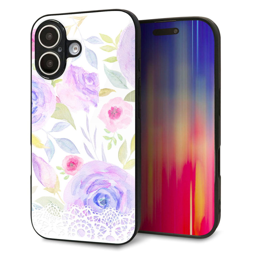 iPhone16 強化ガラス&TPUスマホケース ガラプリ【SC946 ドゥ・パフューム4】