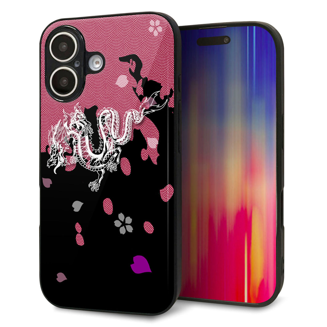 iPhone16 強化ガラス&TPUスマホケース ガラプリ【YC900 和竜01】