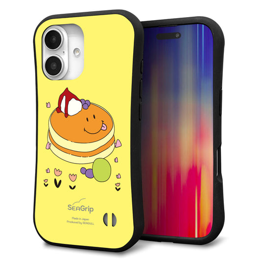 iPhone16 スマホケース 「SEA Grip」 グリップケース Sライン 【MA901 パンケーキ】 UV印刷
