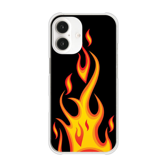 iPhone16 高画質仕上げ 背面印刷 ハードケース 【010 ファイヤー】