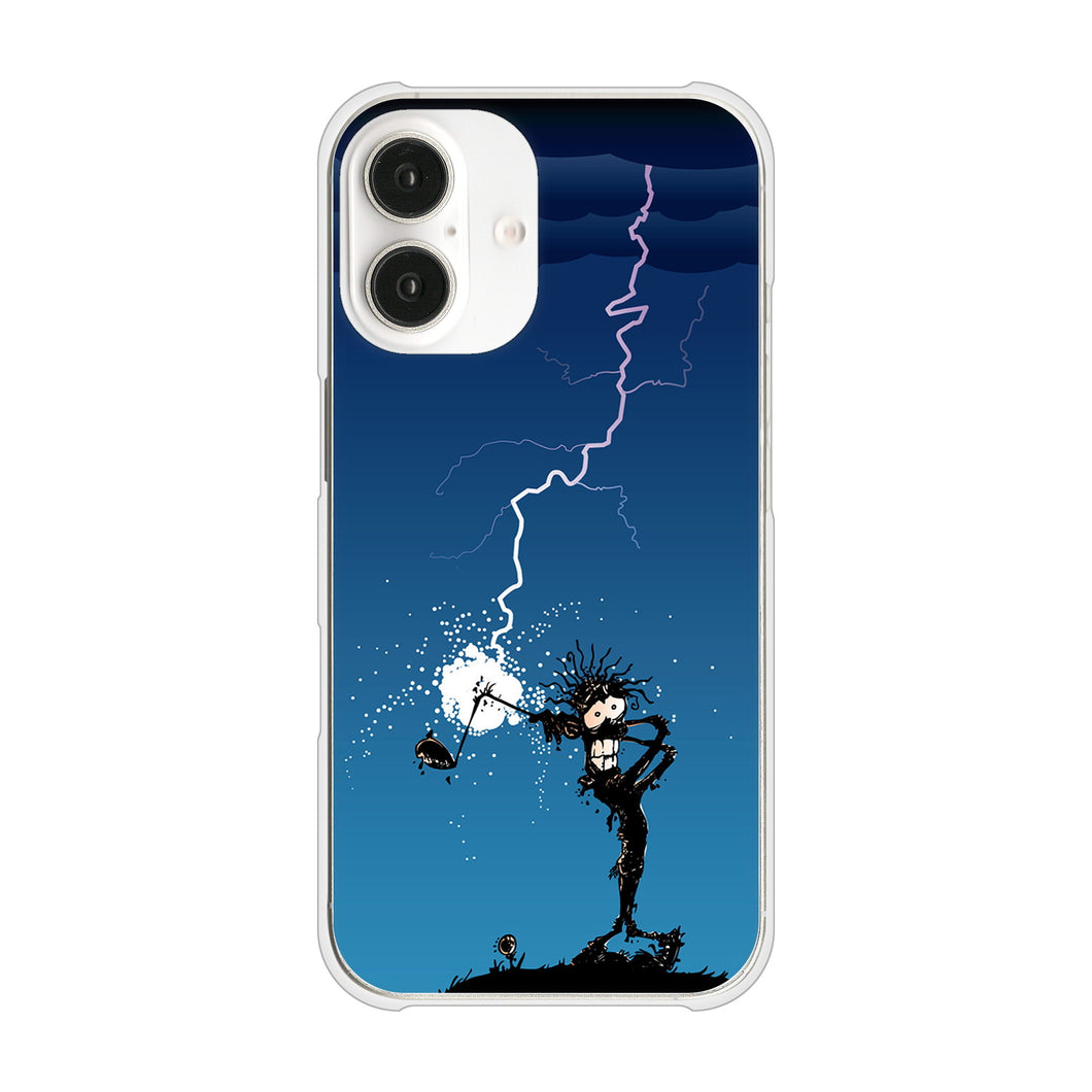 iPhone16 高画質仕上げ 背面印刷 ハードケース 【417 ゴルファーの苦難】