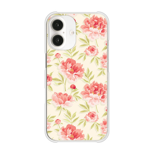 iPhone16 高画質仕上げ 背面印刷 ハードケース北欧の小花