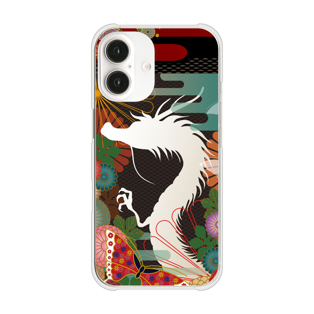 iPhone16 高画質仕上げ 背面印刷 ハードケース 【635 白龍】