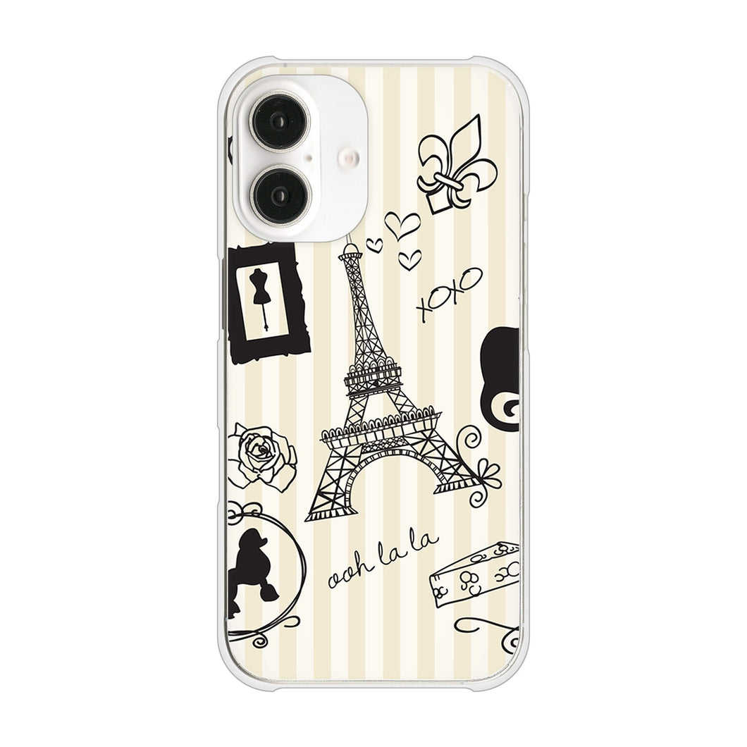 iPhone16 高画質仕上げ 背面印刷 ハードケースLOVE フランス