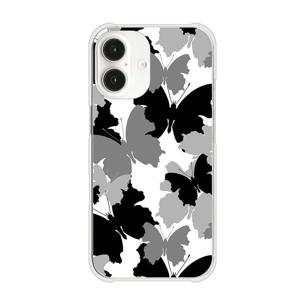 iPhone16 高画質仕上げ 背面印刷 ハードケース 【1336 夜の蝶】