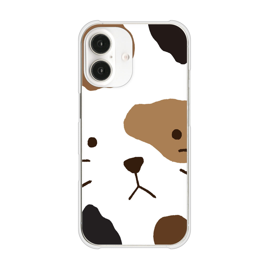 iPhone16 高画質仕上げ 背面印刷 ハードケース 【IA801 みけ】