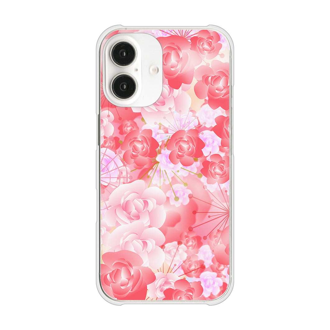 iPhone16 高画質仕上げ 背面印刷 ハードケース 【VA817 はんなり色の華】