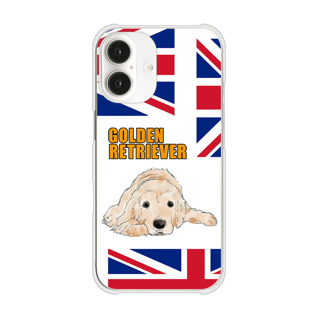 iPhone16 高画質仕上げ 背面印刷 ハードケースゴールデンレトリバー