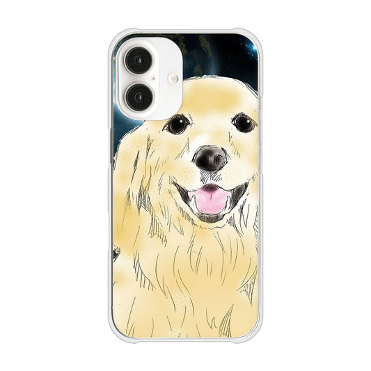 iPhone16 高画質仕上げ 背面印刷 ハードケースゴールデンレトリバー