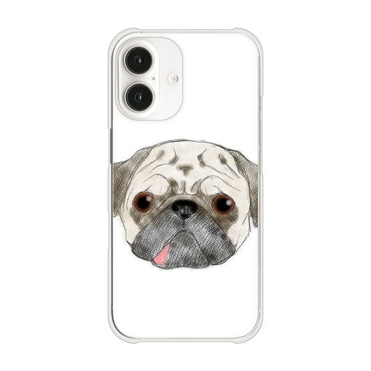 iPhone16 高画質仕上げ 背面印刷 ハードケースパグ