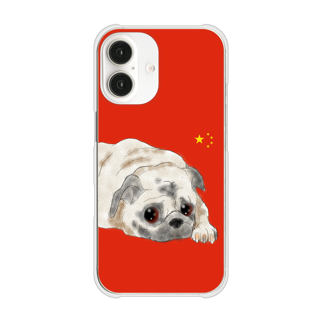 iPhone16 高画質仕上げ 背面印刷 ハードケースパグ