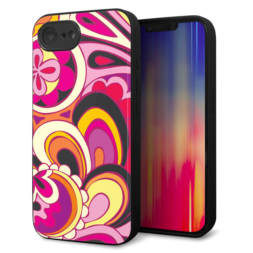 iPhone16e 強化ガラス&TPUスマホケース ガラプリ【586 ブローアップカラー】