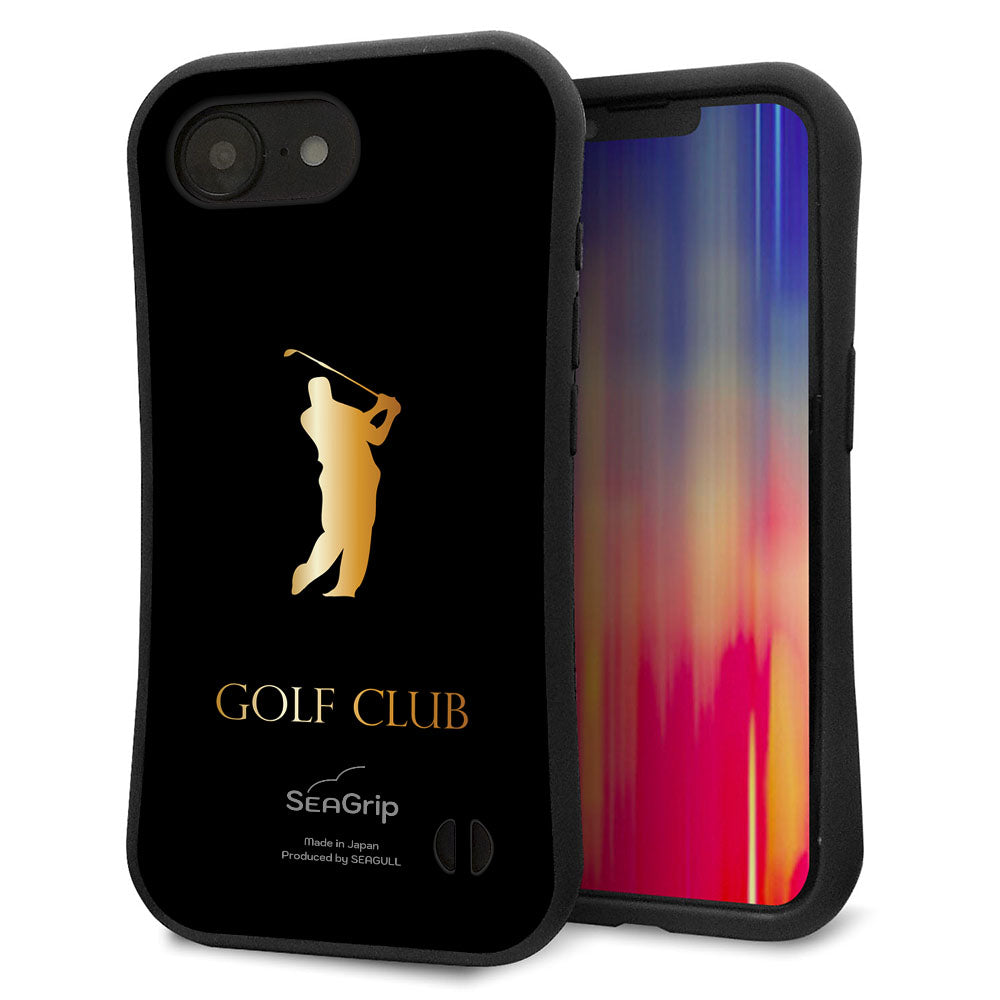 iPhone16e スマホケース 「SEA Grip」 グリップケース Sライン 【610 GOLFCLUB】 UV印刷