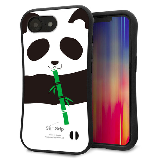 iPhone16e スマホケース 「SEA Grip」 グリップケース Sライン 【FD817 パンダ817】 UV印刷