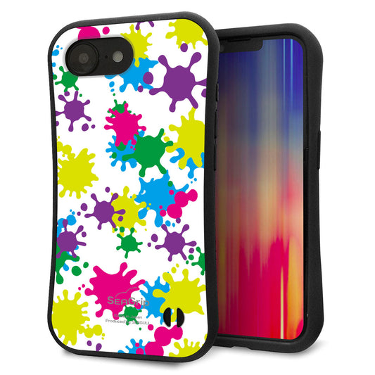 iPhone16e スマホケース 「SEA Grip」 グリップケース Sライン 【MA878 ペイントホワイト】 UV印刷