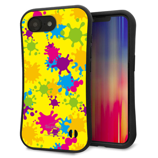 iPhone16e スマホケース 「SEA Grip」 グリップケース Sライン 【MA879 ペイントイエロー】 UV印刷