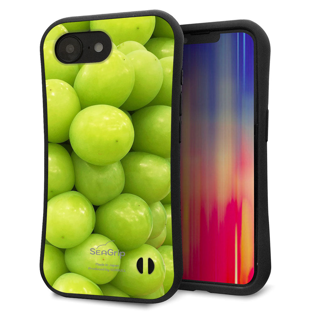 iPhone16e スマホケース 「SEA Grip」 グリップケース Sライン 【MA880 マスカット】 UV印刷