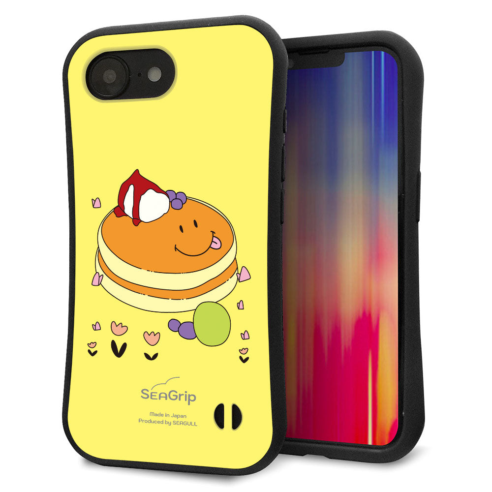 iPhone16e スマホケース 「SEA Grip」 グリップケース Sライン 【MA901 パンケーキ】 UV印刷