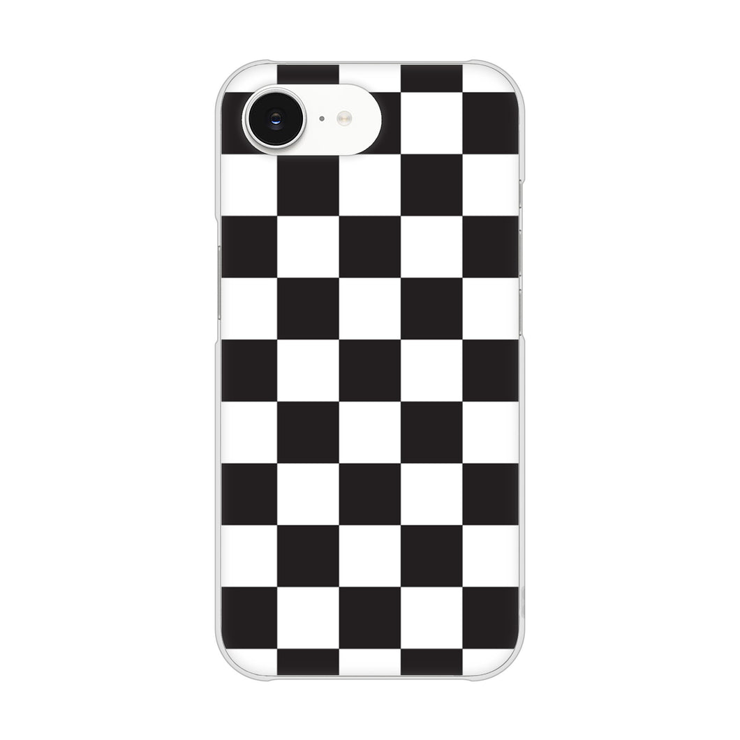 iPhone16e 高画質仕上げ 背面印刷 ハードケース 【151 フラッグチェック】