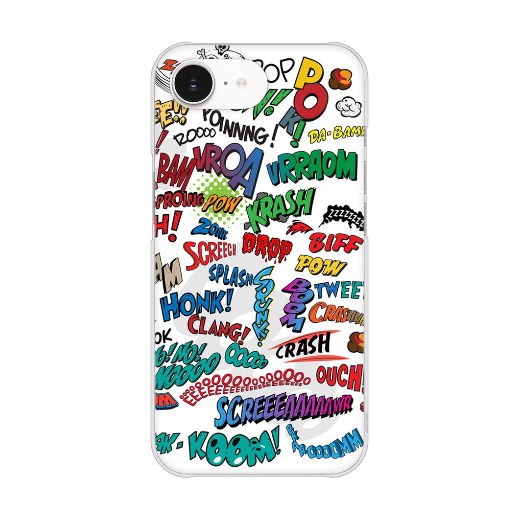 iPhone16e 高画質仕上げ 背面印刷 ハードケース 【271 アメリカン キャッチコピー】