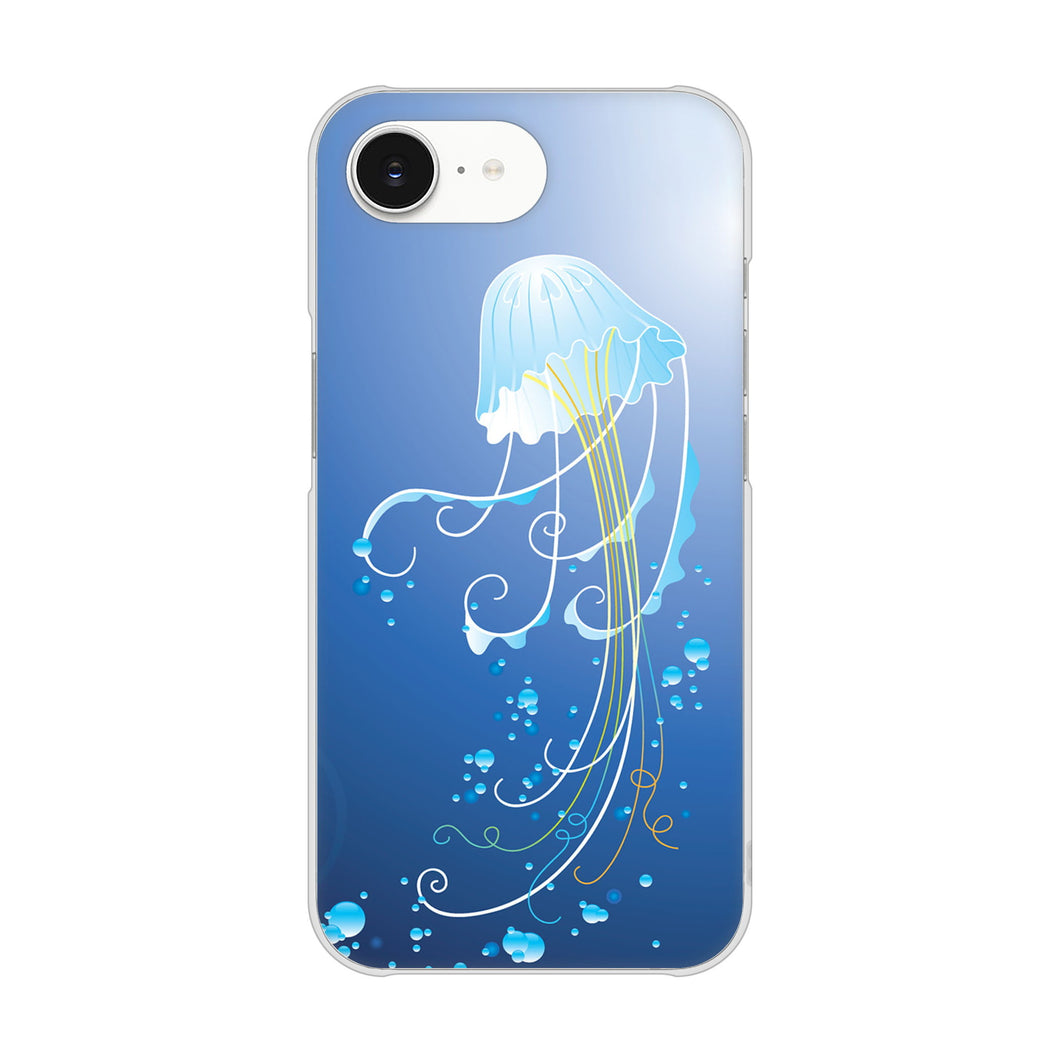 iPhone16e 高画質仕上げ 背面印刷 ハードケース 【362 ジェリーフィシュ】