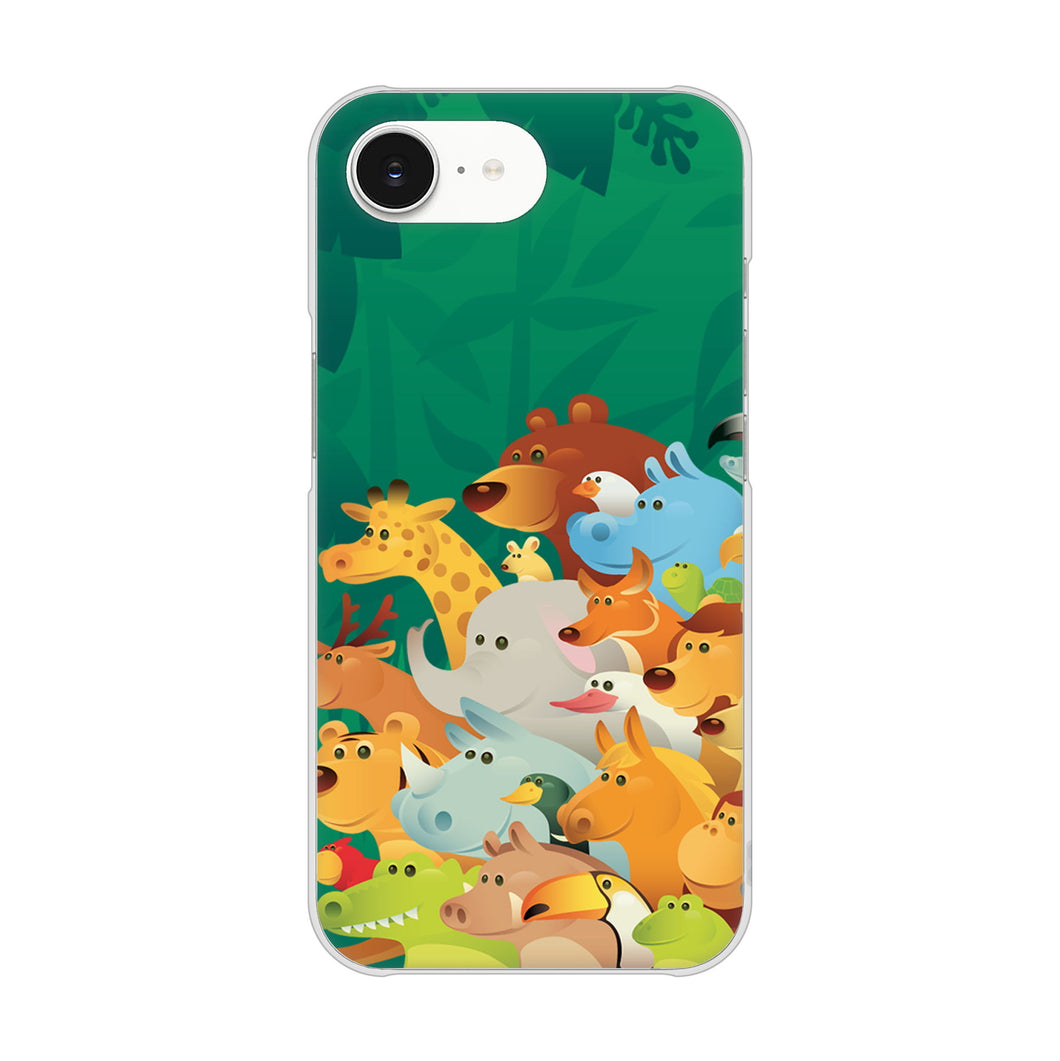 iPhone16e 高画質仕上げ 背面印刷 ハードケース 【370 全員集合】