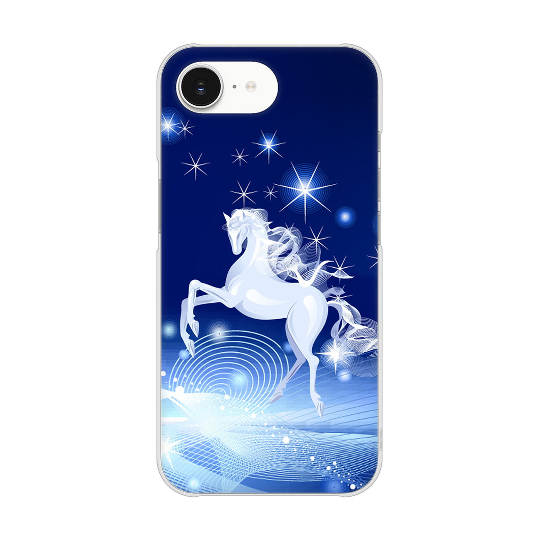 iPhone16e 高画質仕上げ 背面印刷 ハードケース 【436 ペガサス】