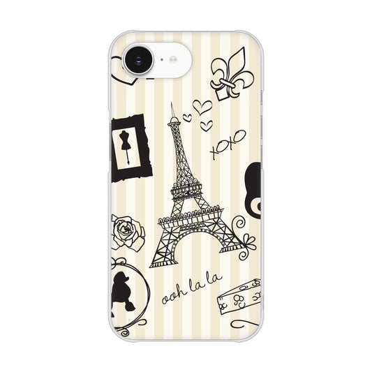 iPhone16e 高画質仕上げ 背面印刷 ハードケースLOVE フランス