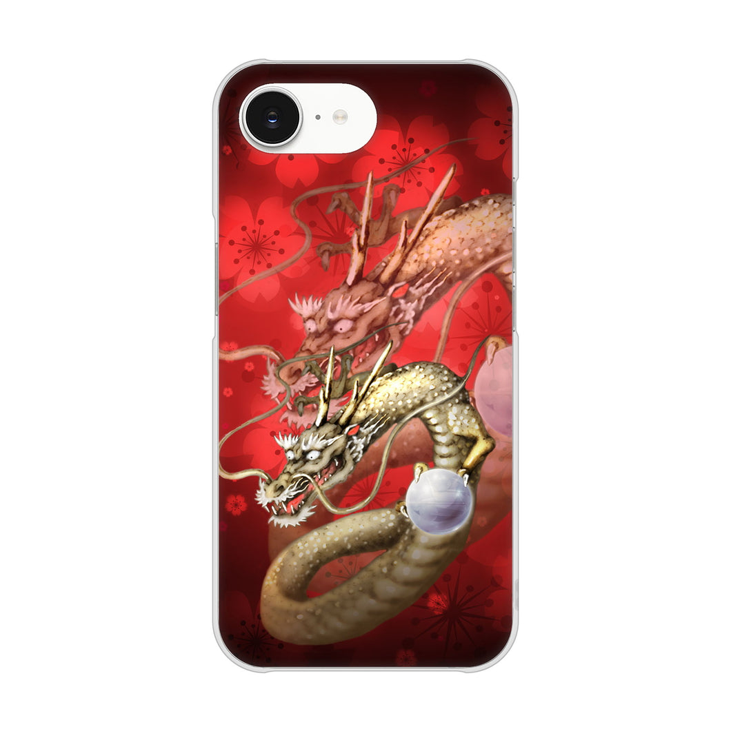 iPhone16e 高画質仕上げ 背面印刷 ハードケース龍