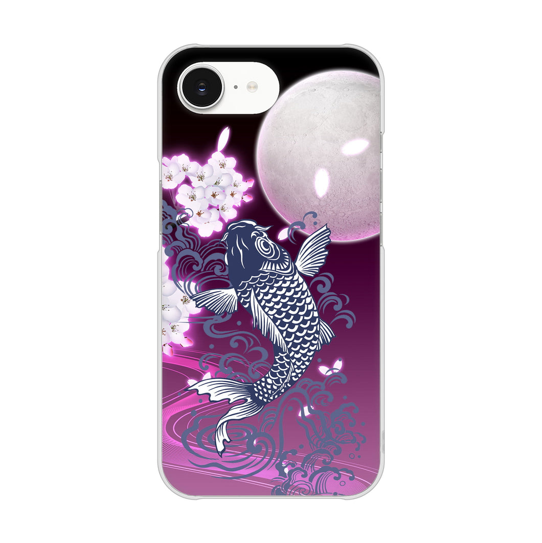 iPhone16e 高画質仕上げ 背面印刷 ハードケース鯉