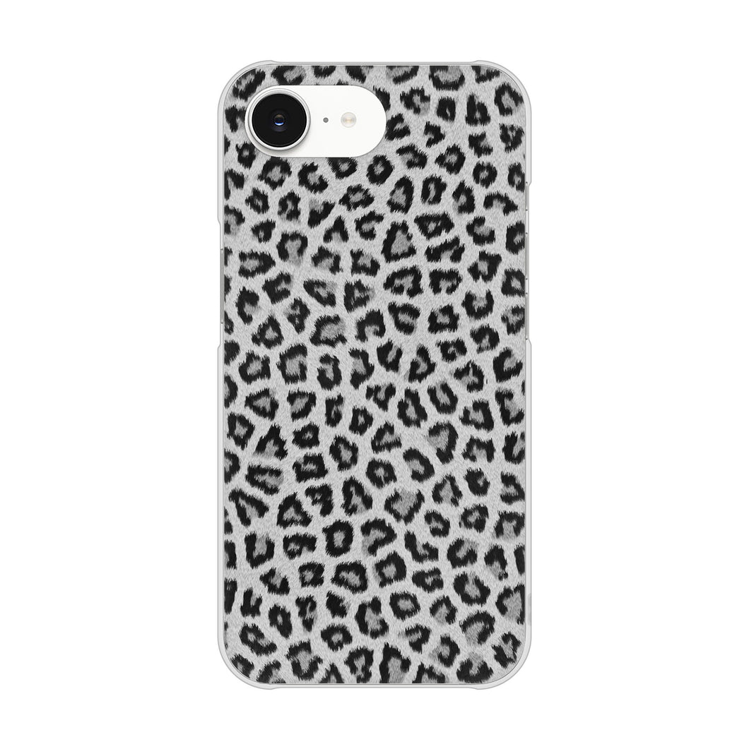 iPhone16e 高画質仕上げ 背面印刷 ハードケースヒョウ柄ベーシックS