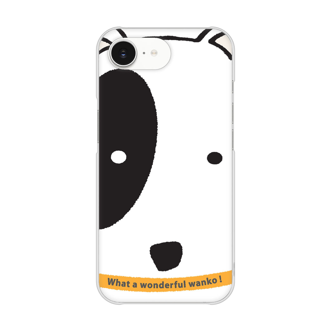 iPhone16e 高画質仕上げ 背面印刷 ハードケース 【IA800 わんこ】