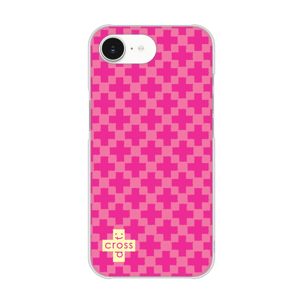 iPhone16e 高画質仕上げ 背面印刷 ハードケースクロスドット