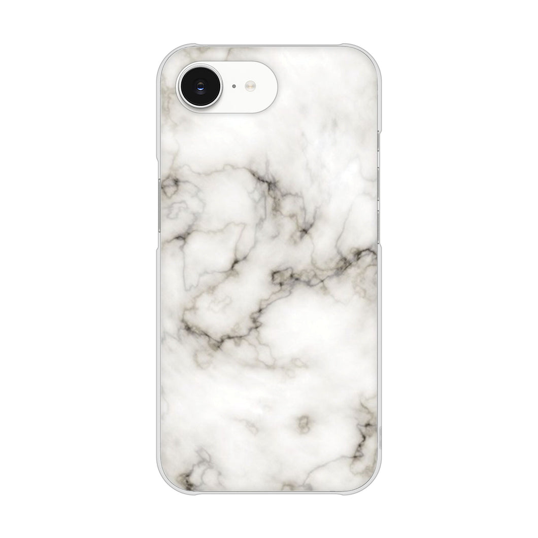 iPhone16e 高画質仕上げ 背面印刷 ハードケース大理石BK