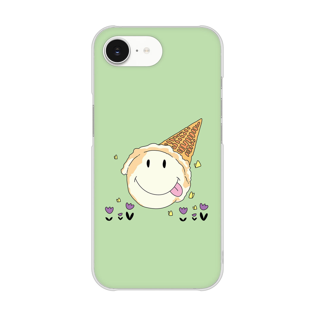 iPhone16e 高画質仕上げ 背面印刷 ハードケーススイーツイラスト