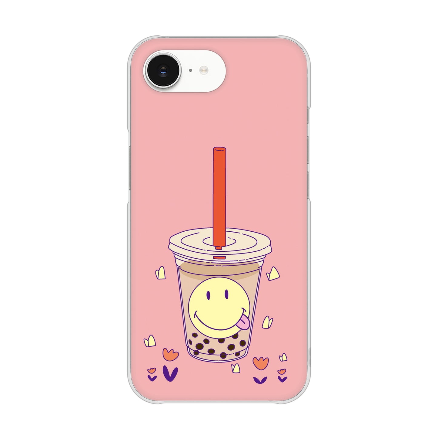 iPhone16e 高画質仕上げ 背面印刷 ハードケーススイーツイラスト