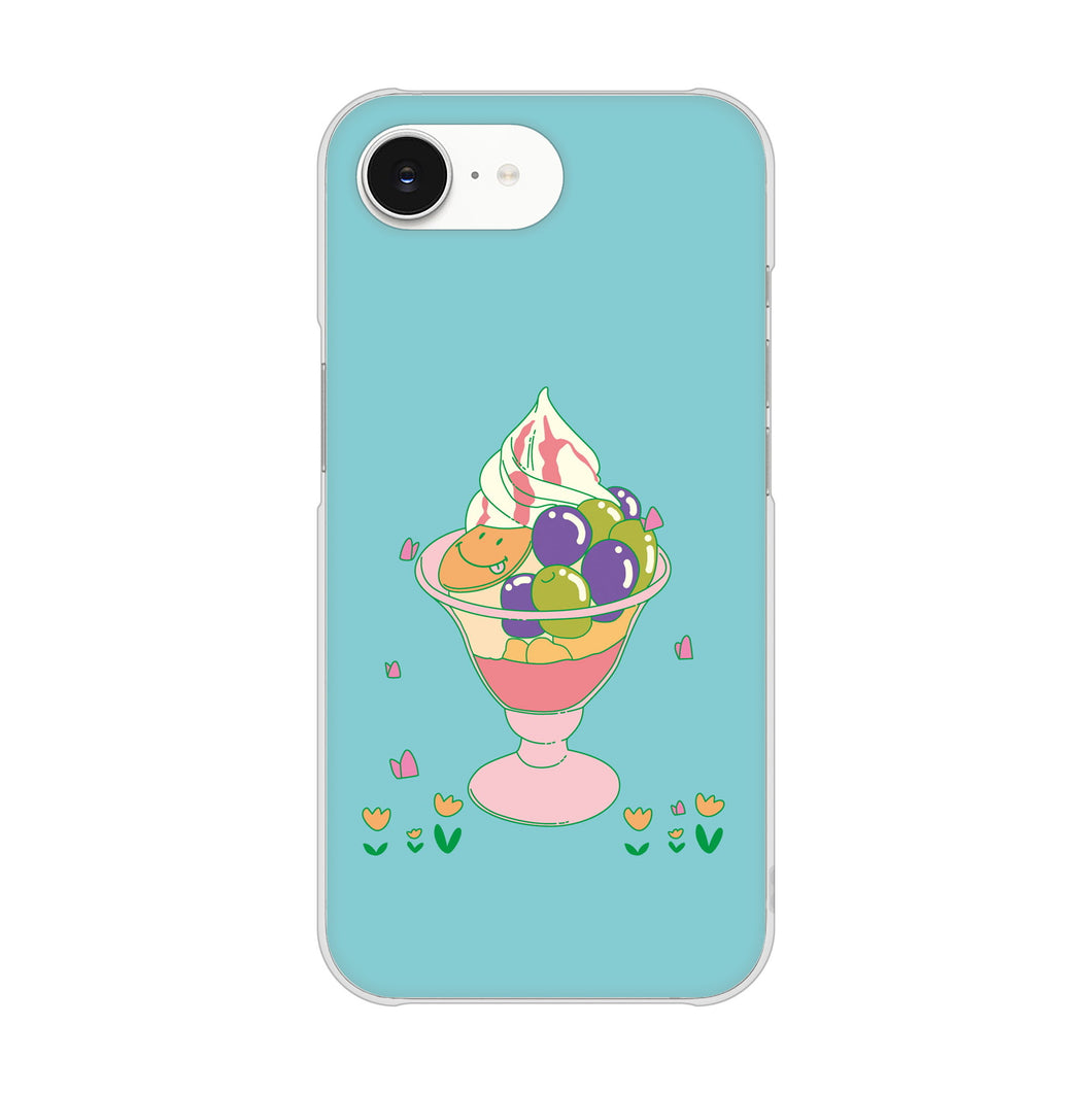 iPhone16e 高画質仕上げ 背面印刷 ハードケーススイーツイラスト